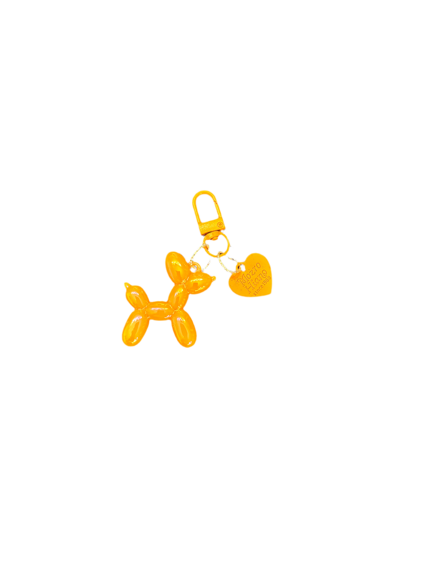 Balloon dog keychain
