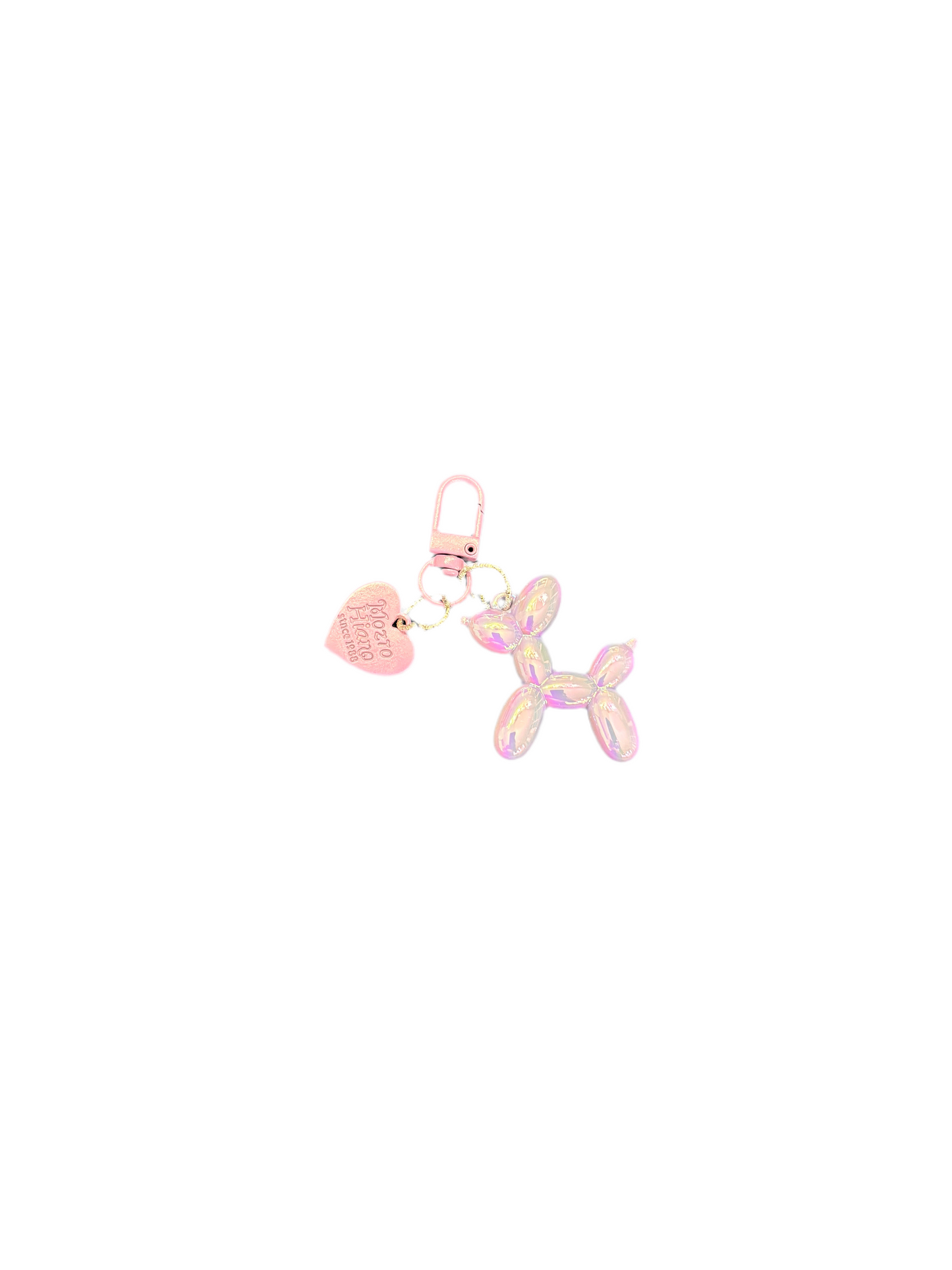 Balloon dog keychain
